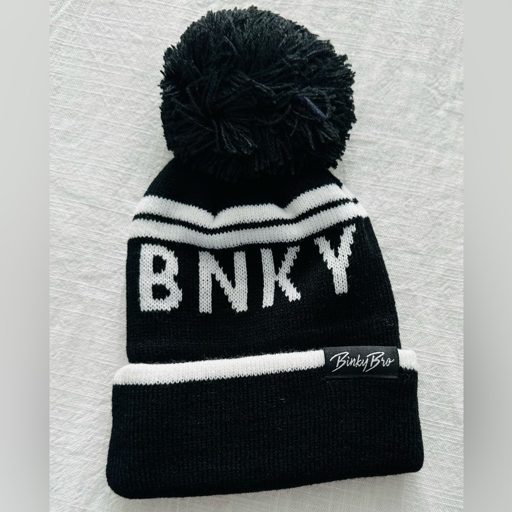 Binky Bro Pom beanie.